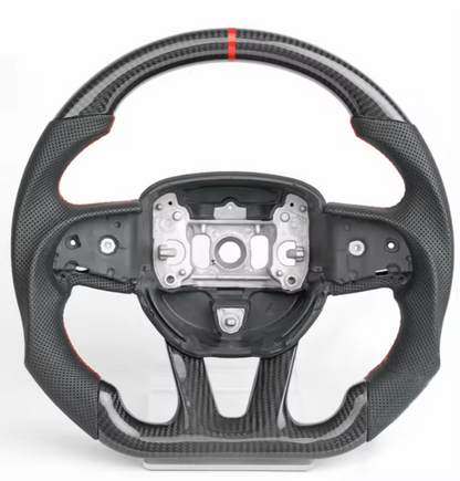Dodge Charger Challenger 2015+ Real Carbon Fiber Steering Wheel