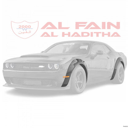 Dodge Challenger SRT Hellcat Widebody Fender 2015+ ABS Plastic