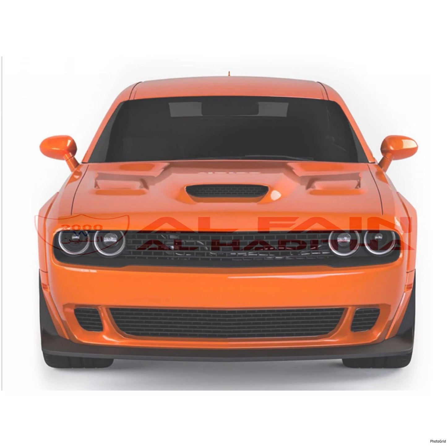 Dodge Challenger SRT Hellcat Style Hood Bonnet 2008-2023 ABS Plastic