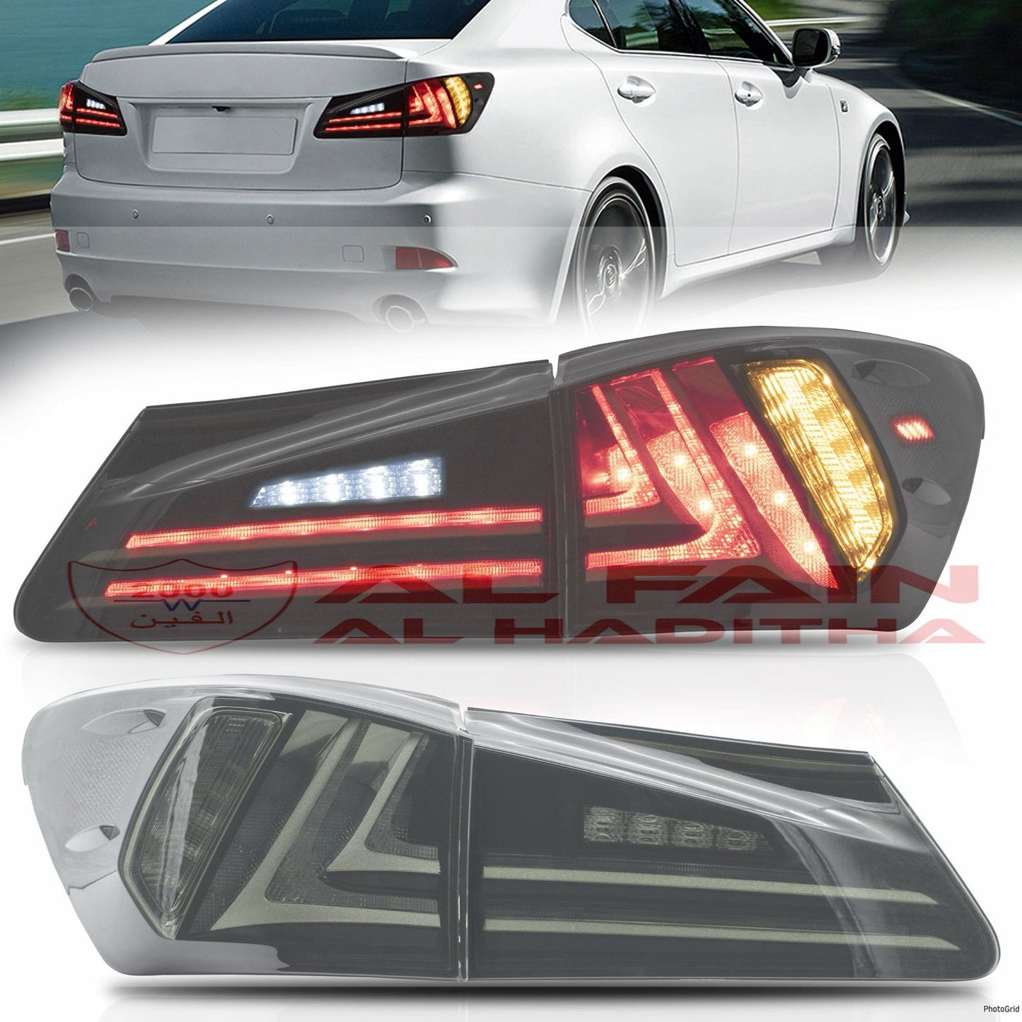 VLAND Tail Light Assembly For Lexus IS 2006-2011 LED