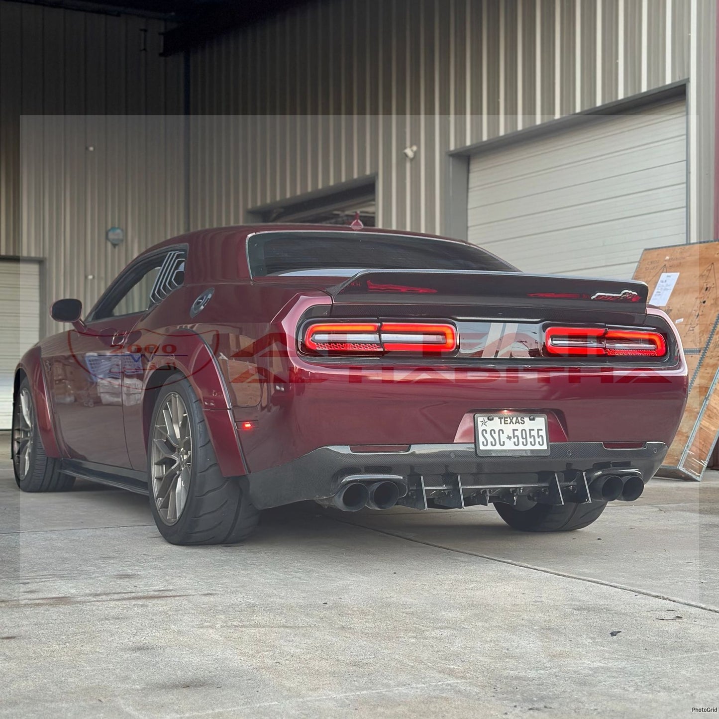 Dodge Challenger SXT Deck Spoiler 2015-2017 ABS Plastic