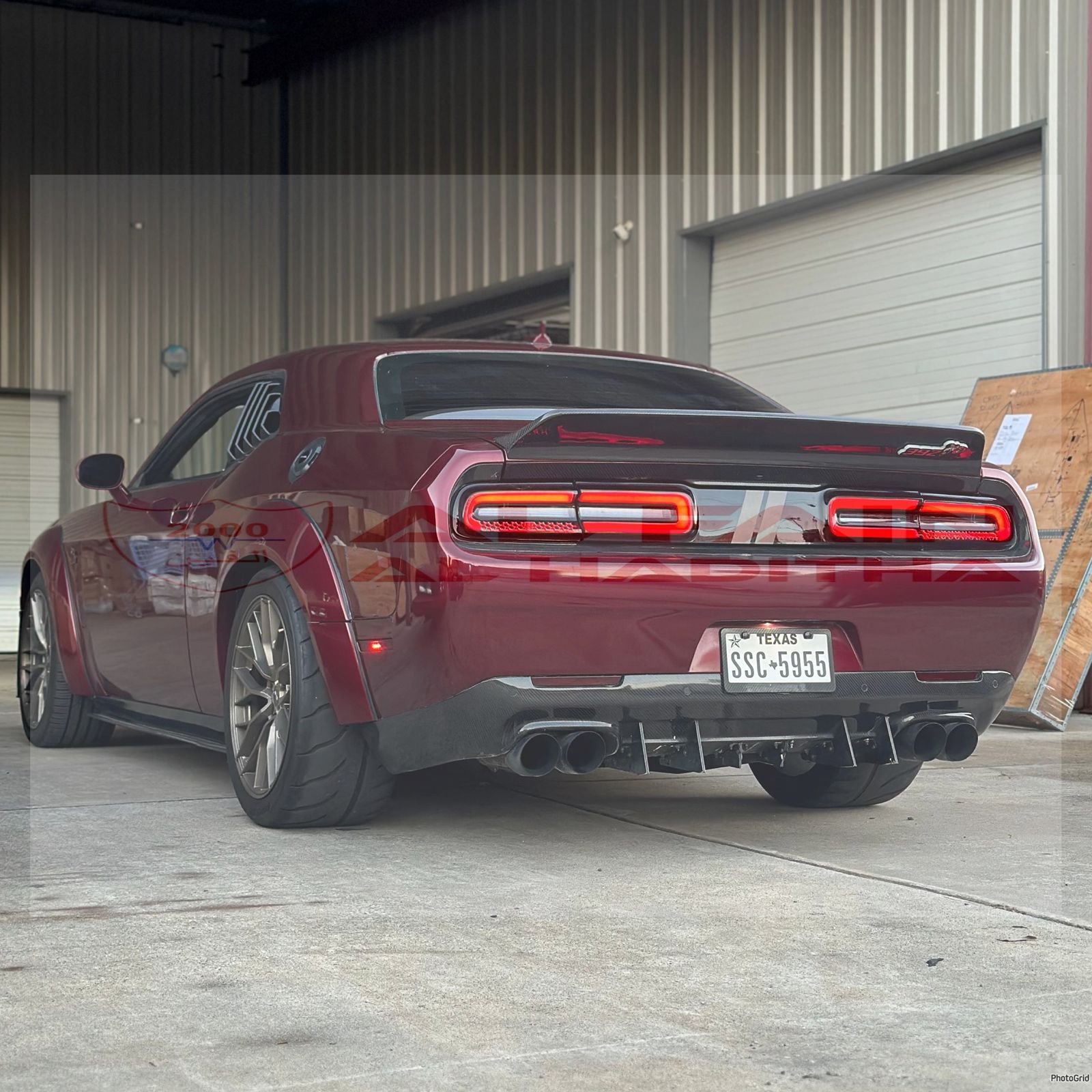 Dodge Challenger SXT Deck Spoiler 2015-2017 ABS Plastic