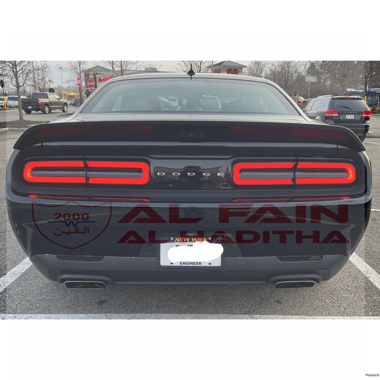 Dodge Challenger 2015-2024 Center LED Tail Lamp Red
