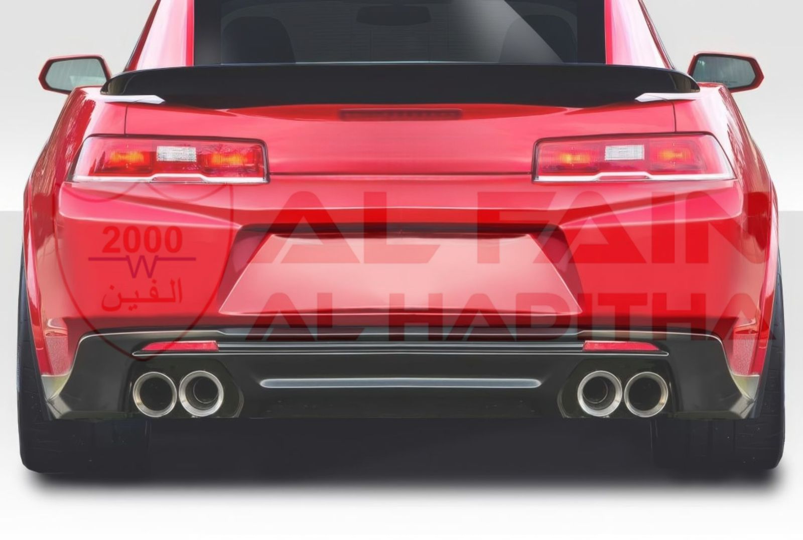 Chevrolet Camaro Rear Bumper With Diffuser 2014-2015 Design 2016