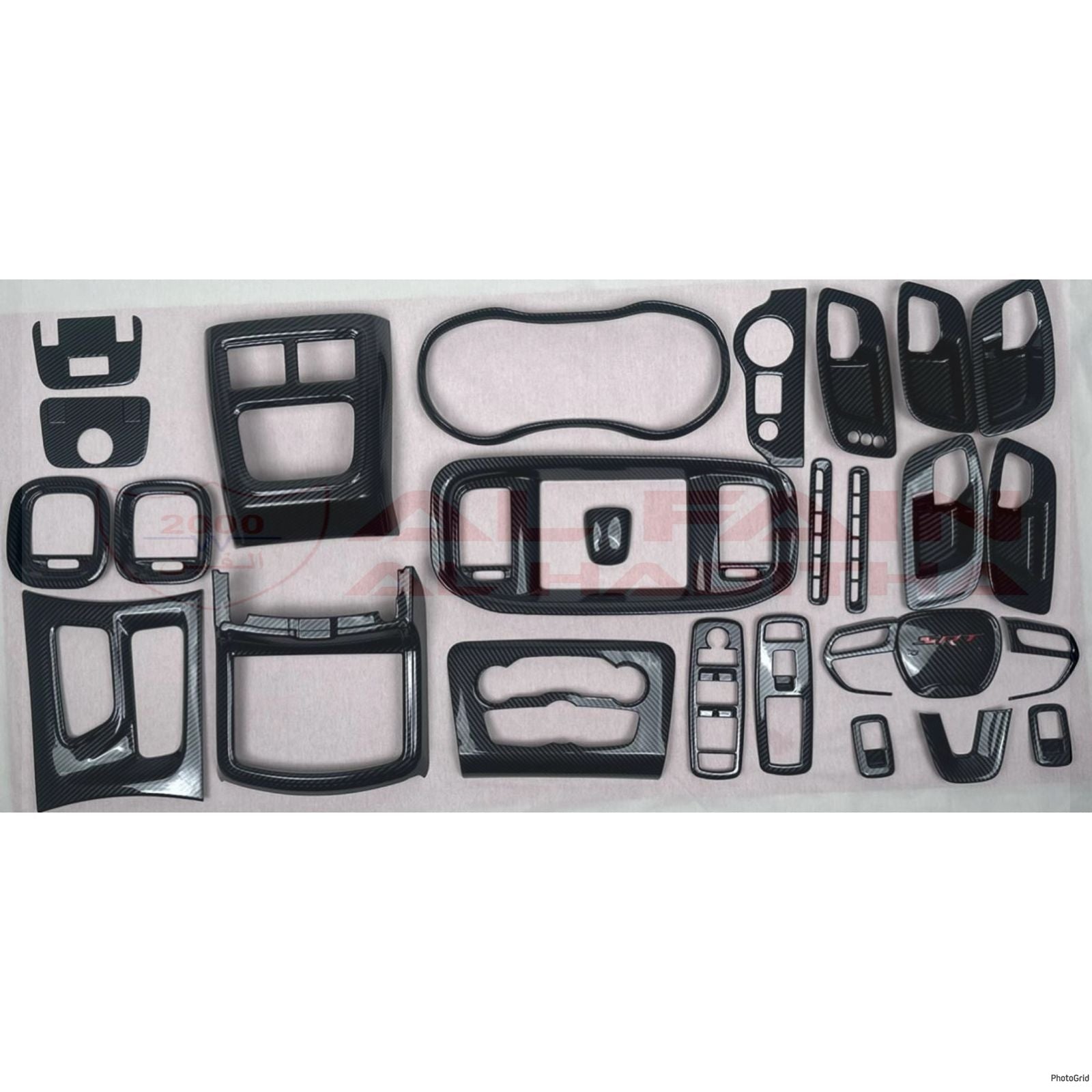 Dodge Charger 2015+ Carbon Fiber Look Dashboard Interior Trim Kit 10010285