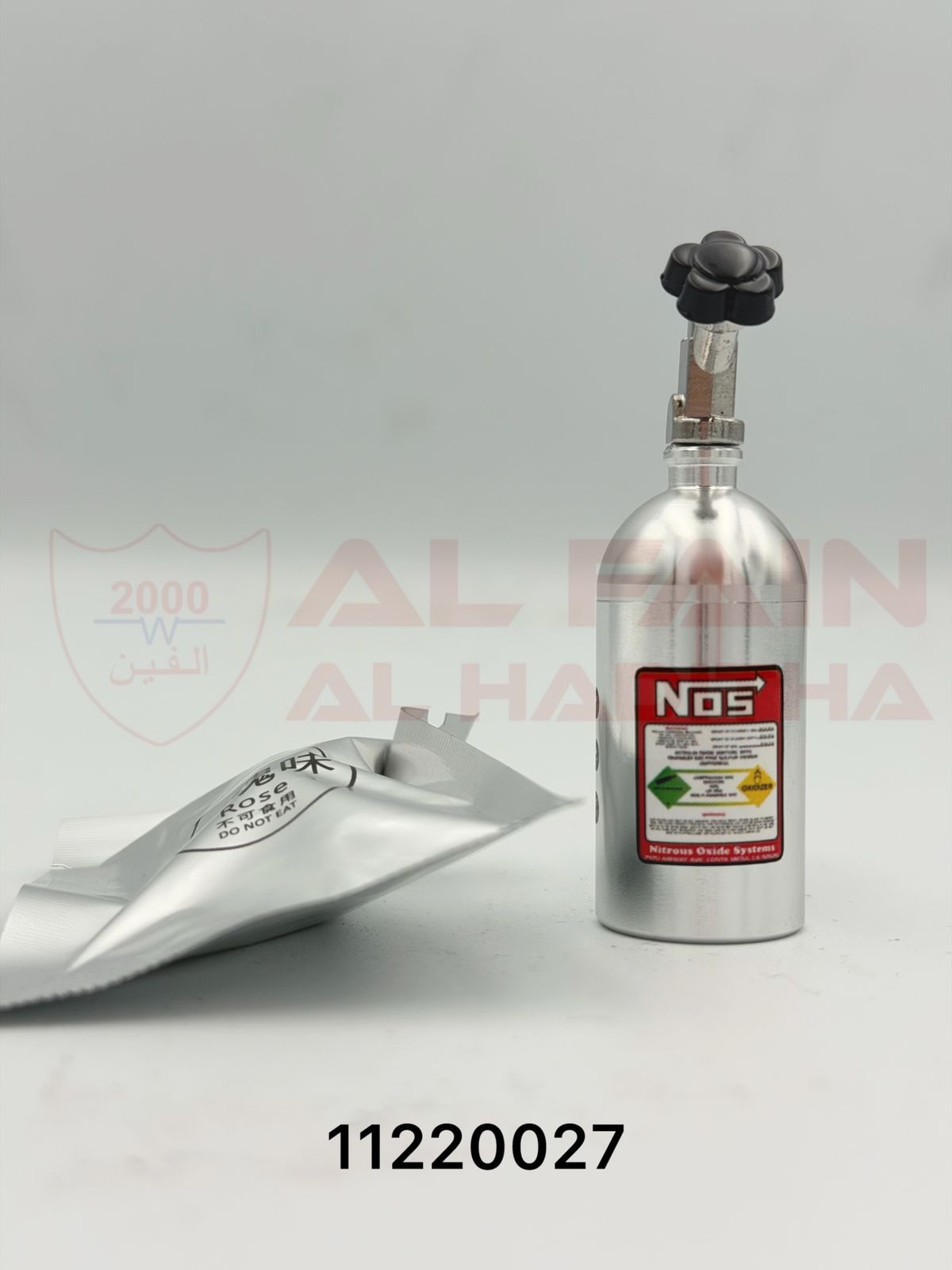Universal Car A/C Air Freshener Cylinder Silver Long-Lasting Odor Eliminator
