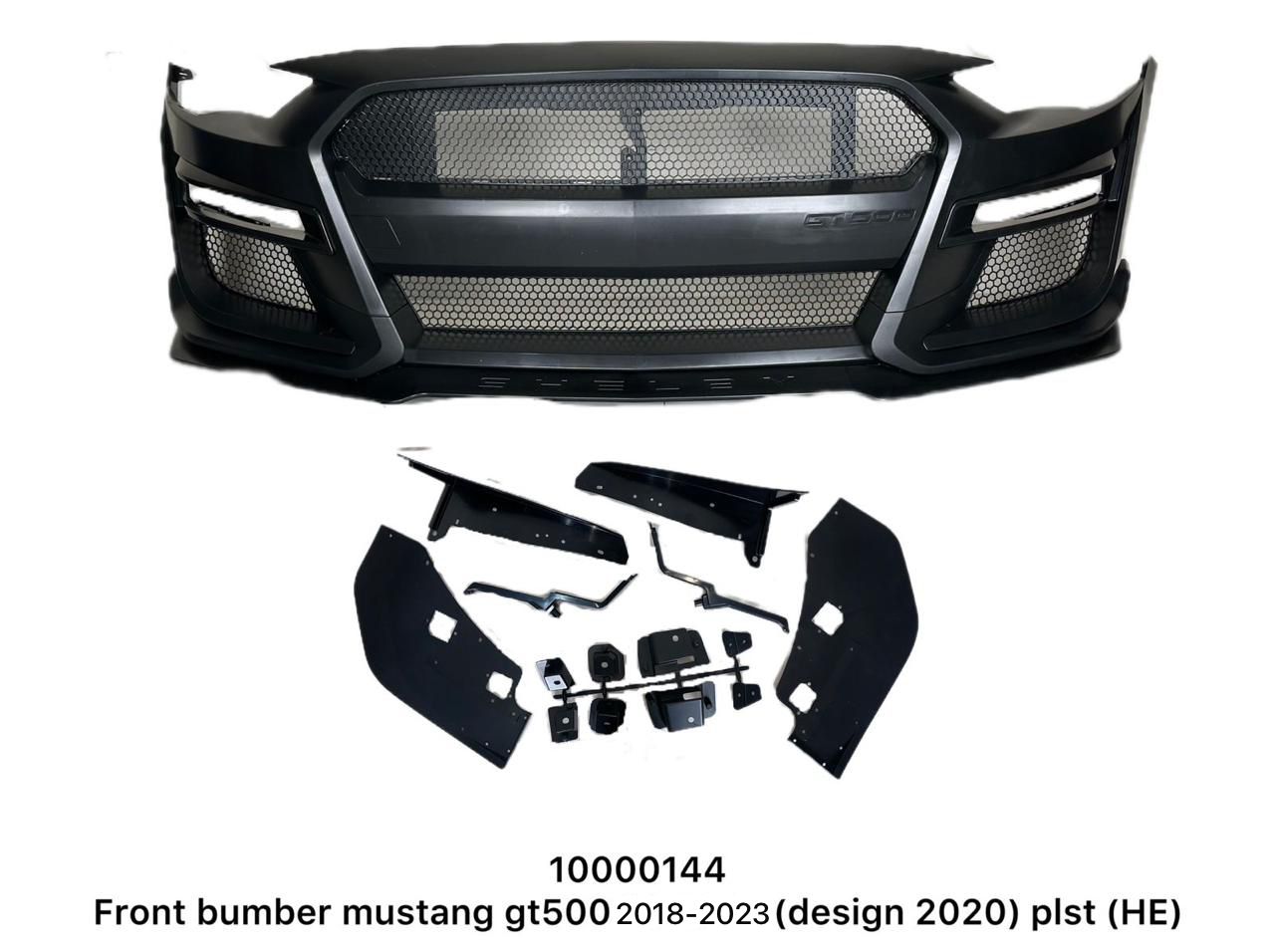 Ford Mustang GT500 Front Bumper 2018-2023 ABS Plastic