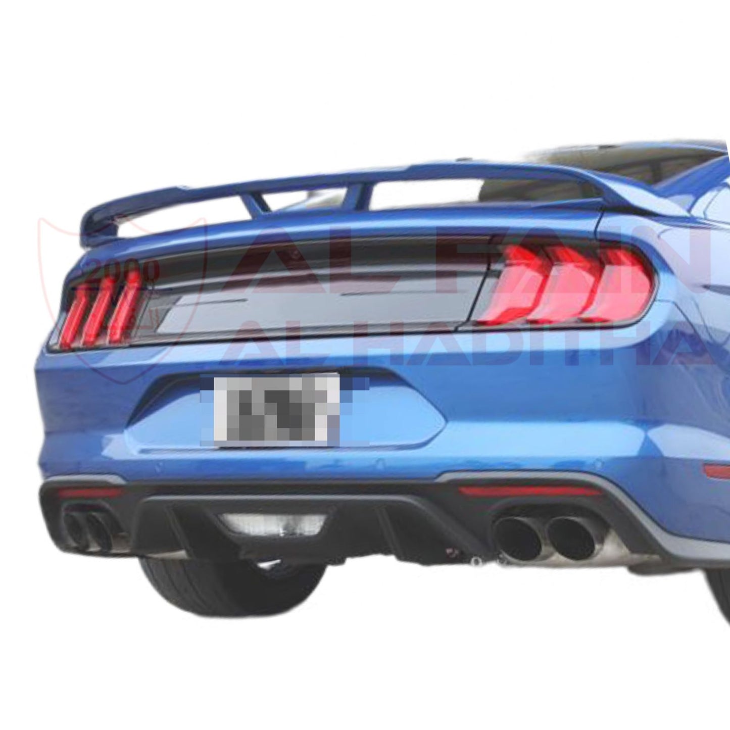 Ford Mustang Trunk Panel 2015-2023 Glossy Black ABS Plastic