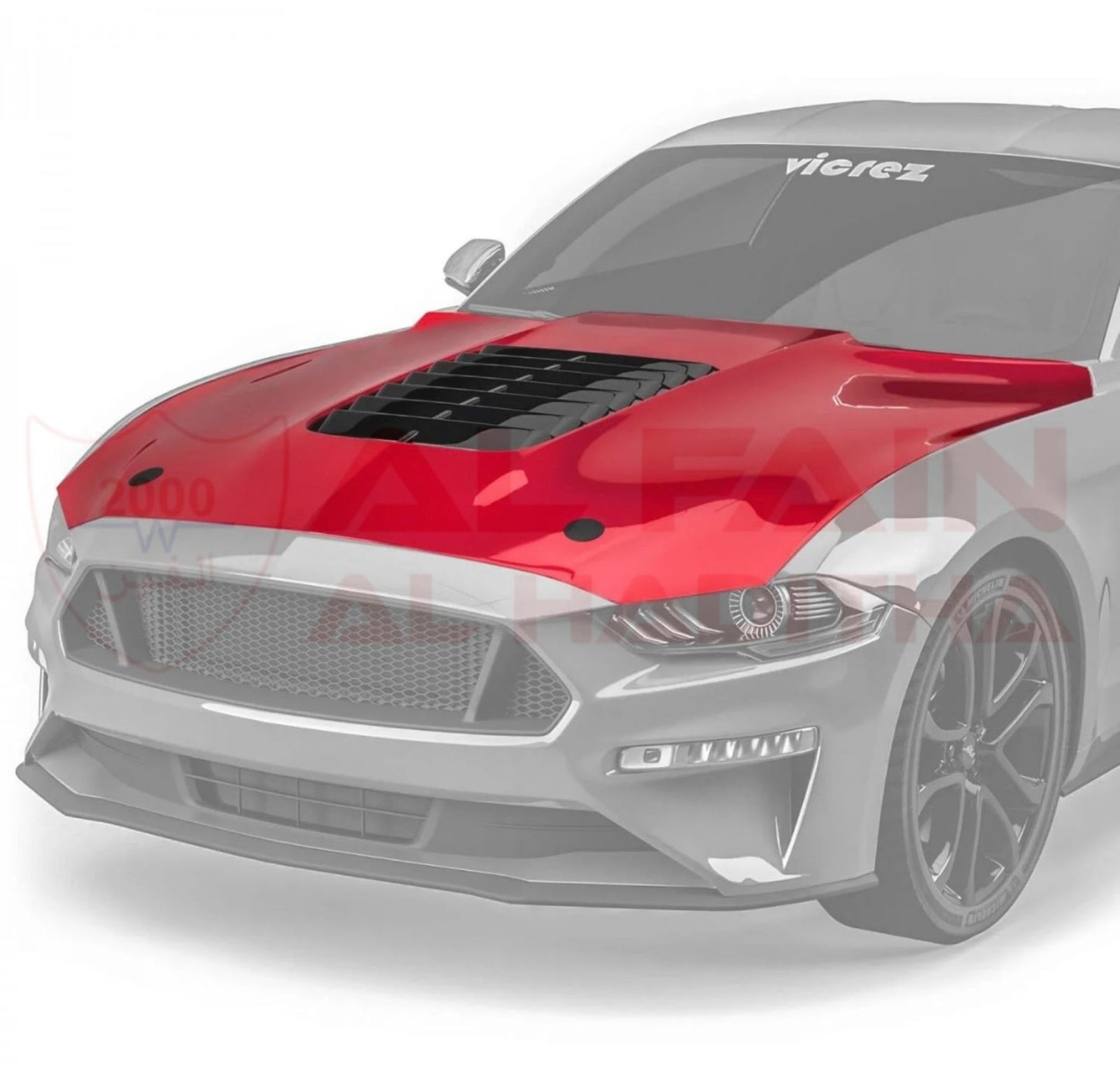 Ford Mustang GT500 Style Aluminum Hood Bonnet 2015