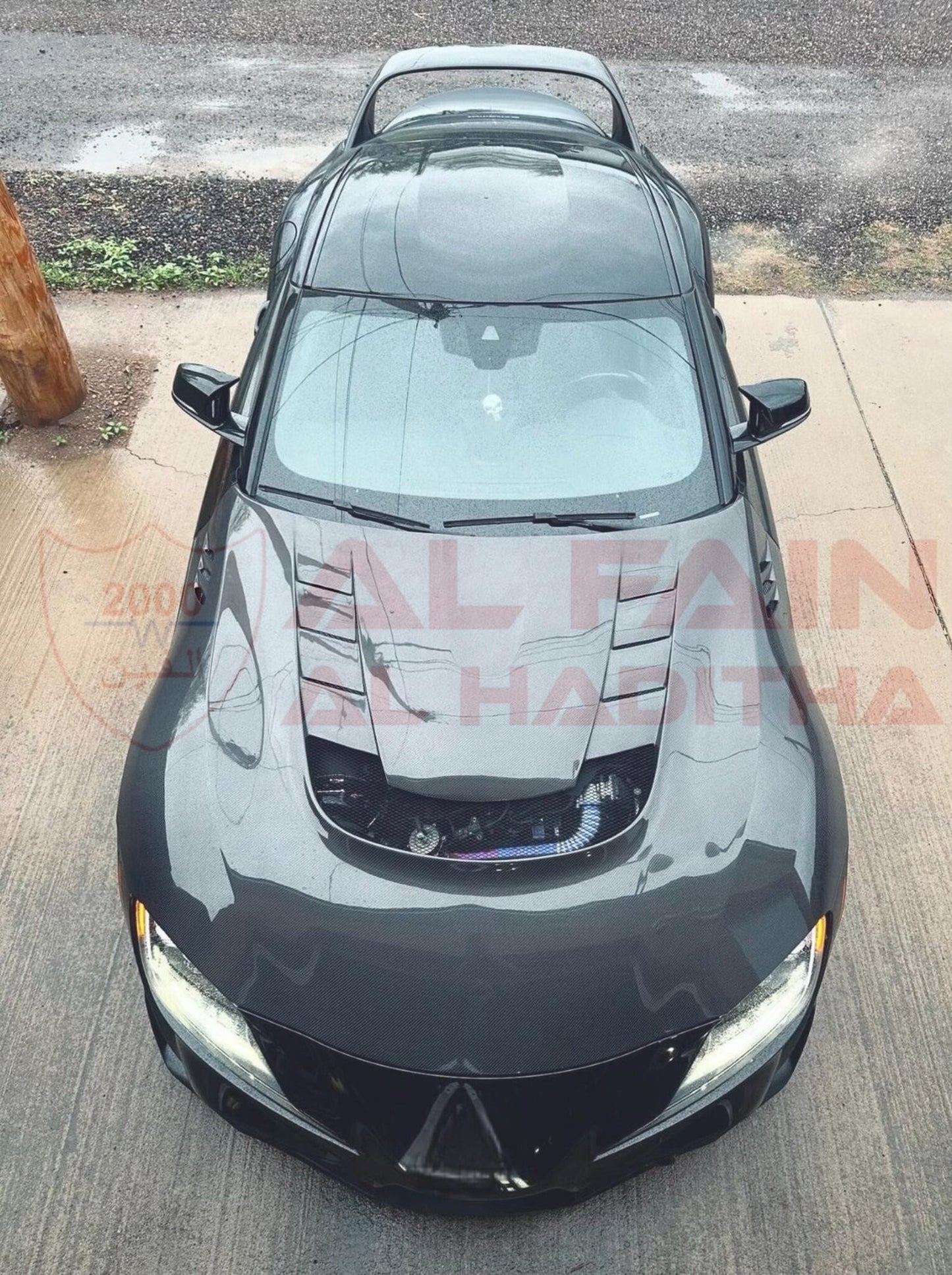 Toyota Supra 2020-2025 V Style Full Bonnet Set Carbon Fiber