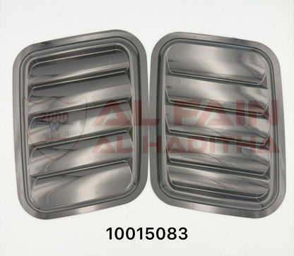 Universal Bonnet Scoop Air Flow Black