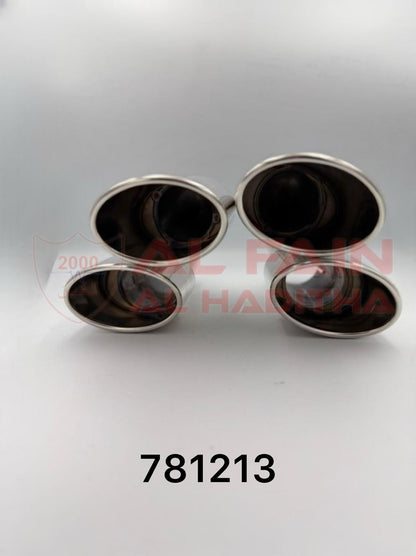 Universal Lexus IS Muffler Chrome 781213 Left + Right Dual-Outlet