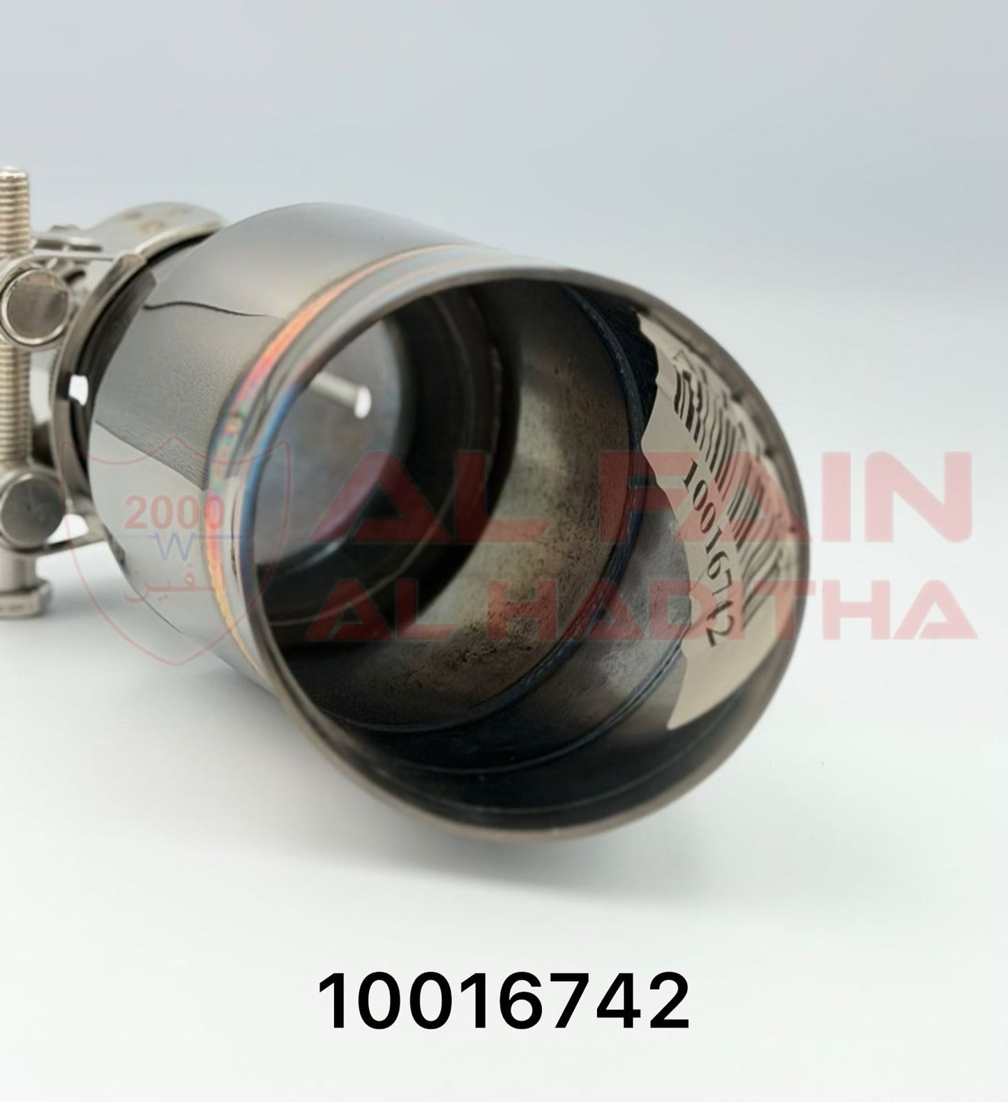 Universal Car Muffler MT-1 Single Glossy Black 10016742
