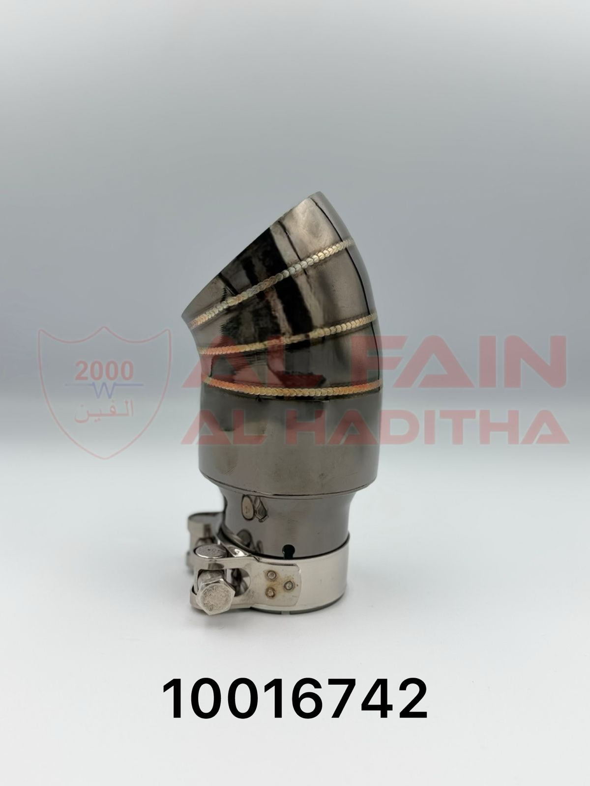 Universal Car Muffler MT-1 Single Glossy Black 10016742