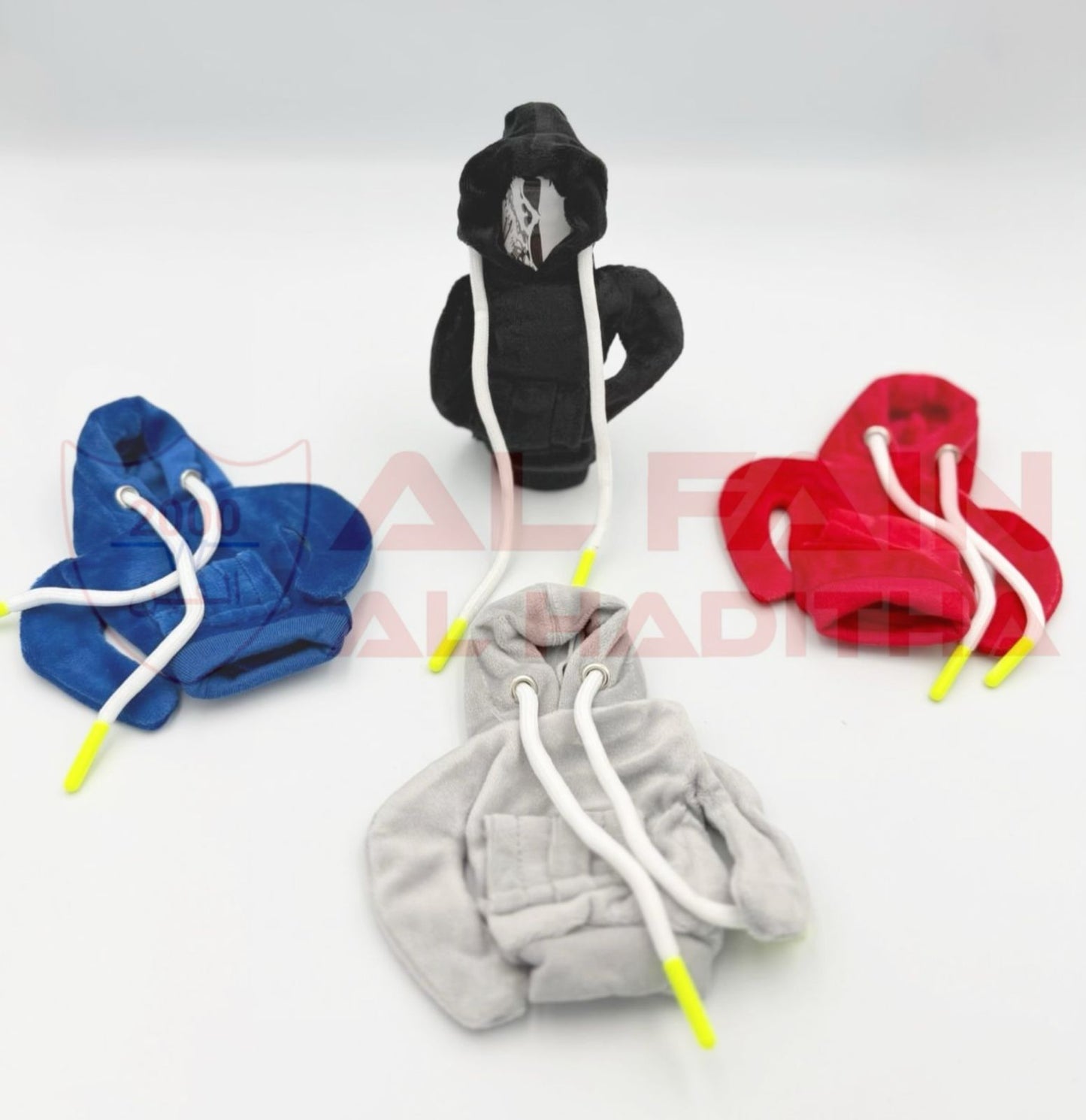 Universal Gear Knob Cover Cloth Small Hoodie Style Red 10018046