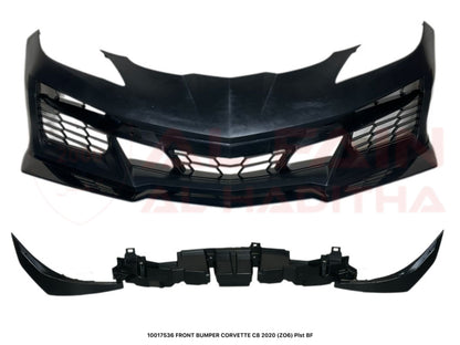Corvette C8 Z06 Front Bumper 2020 ABS Plastic Pist BF