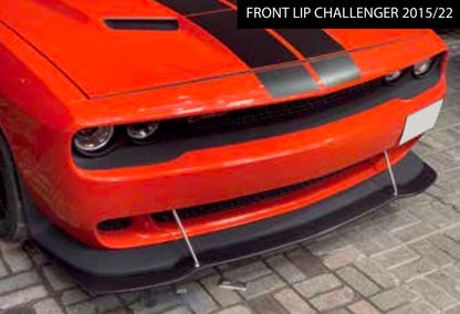 Dodge Challenger Front Lip Extension 2015-2023 ABS Plastic Black