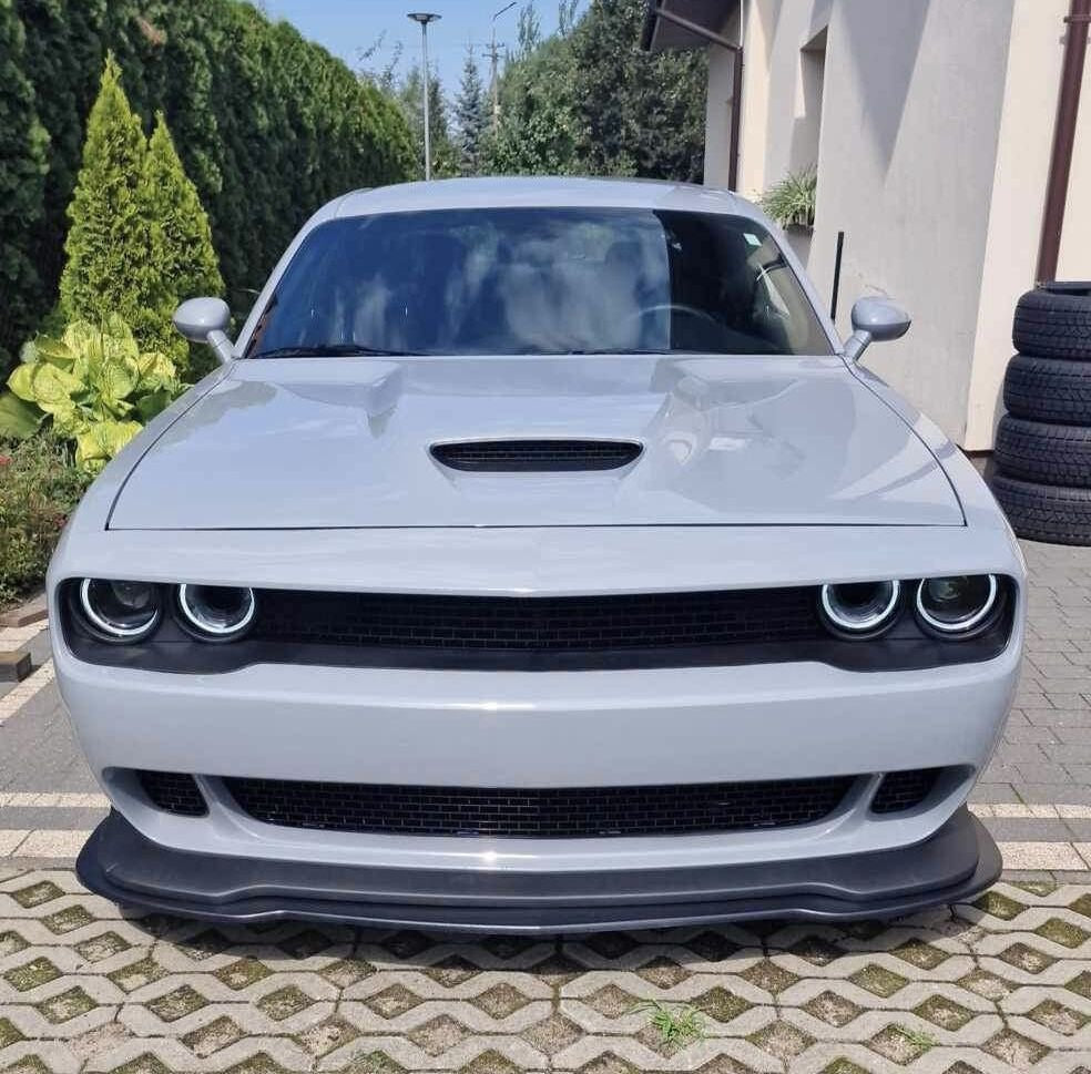 Dodge Challenger Front Lip Extension 2015-2023 ABS Plastic Black