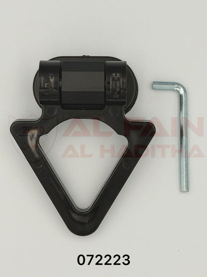 Universal Dummy Towing Hook Triangle Black Plastic 072223