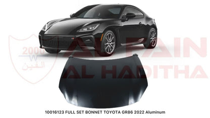 Toyota GR86 2022 Full Set Bonnet Aluminum