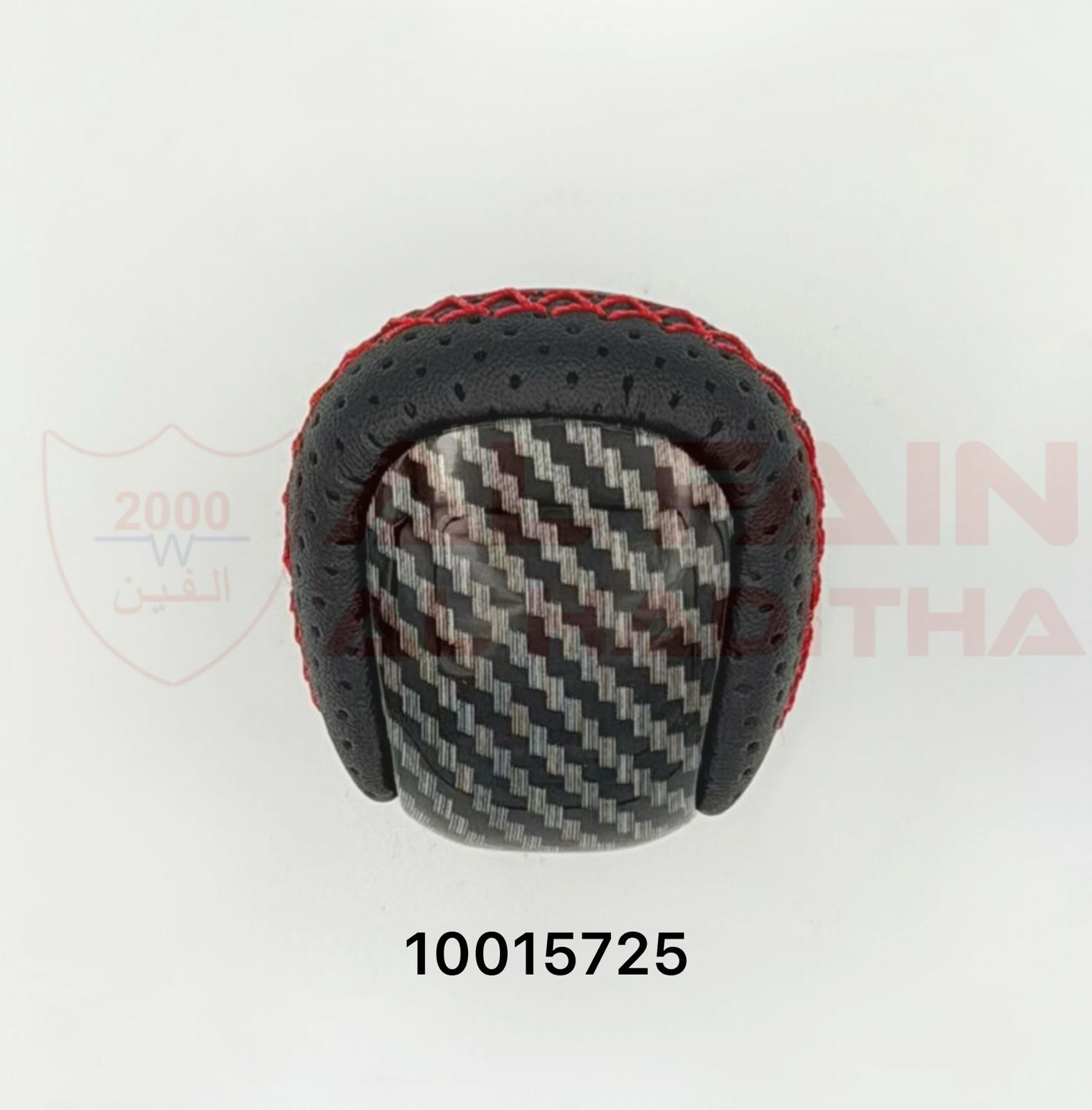 Lexus Gear Knob Black Carbon Fiber Red Stitching 10015725