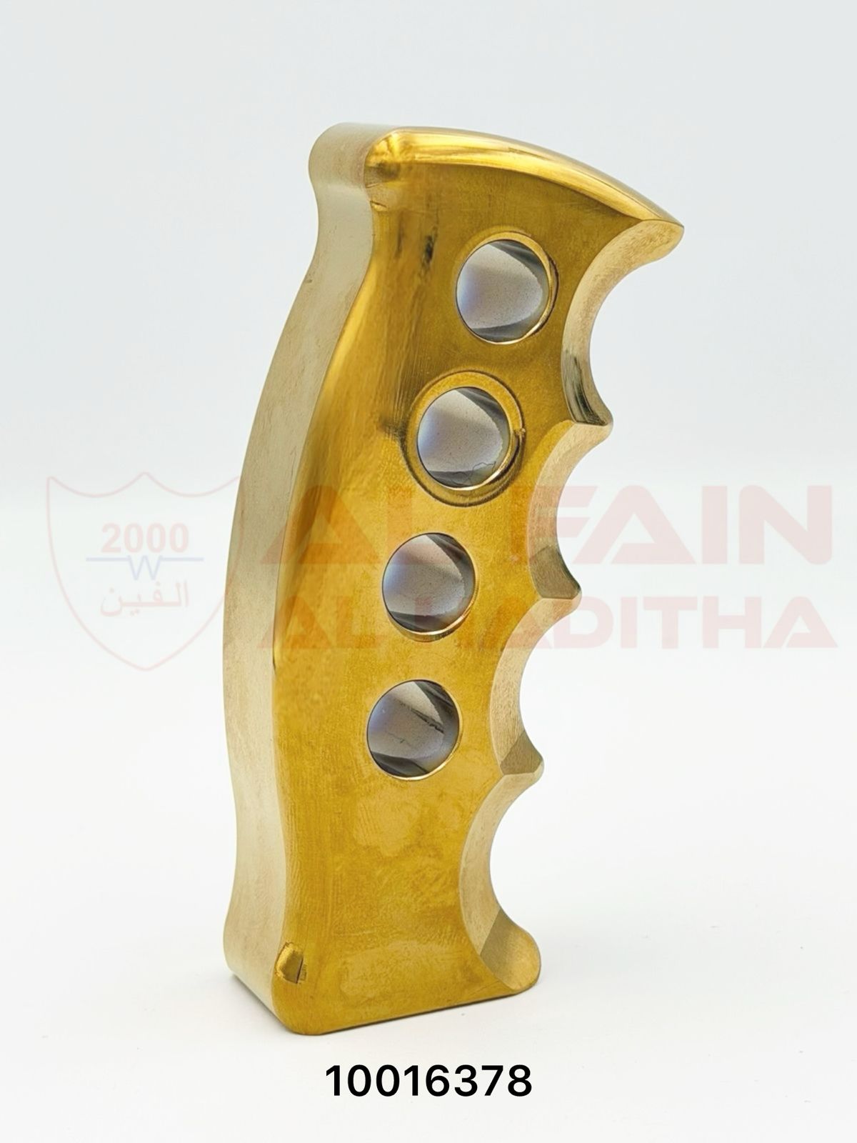 Universal Pistol Grip Hand Gear Knob Gold 4-Hole 10016378