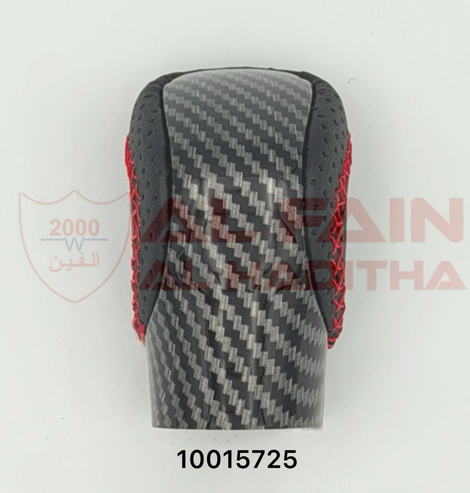 Lexus Gear Knob Black Carbon Fiber Red Stitching 10015725