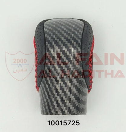 Lexus Gear Knob Black Carbon Fiber Red Stitching 10015725