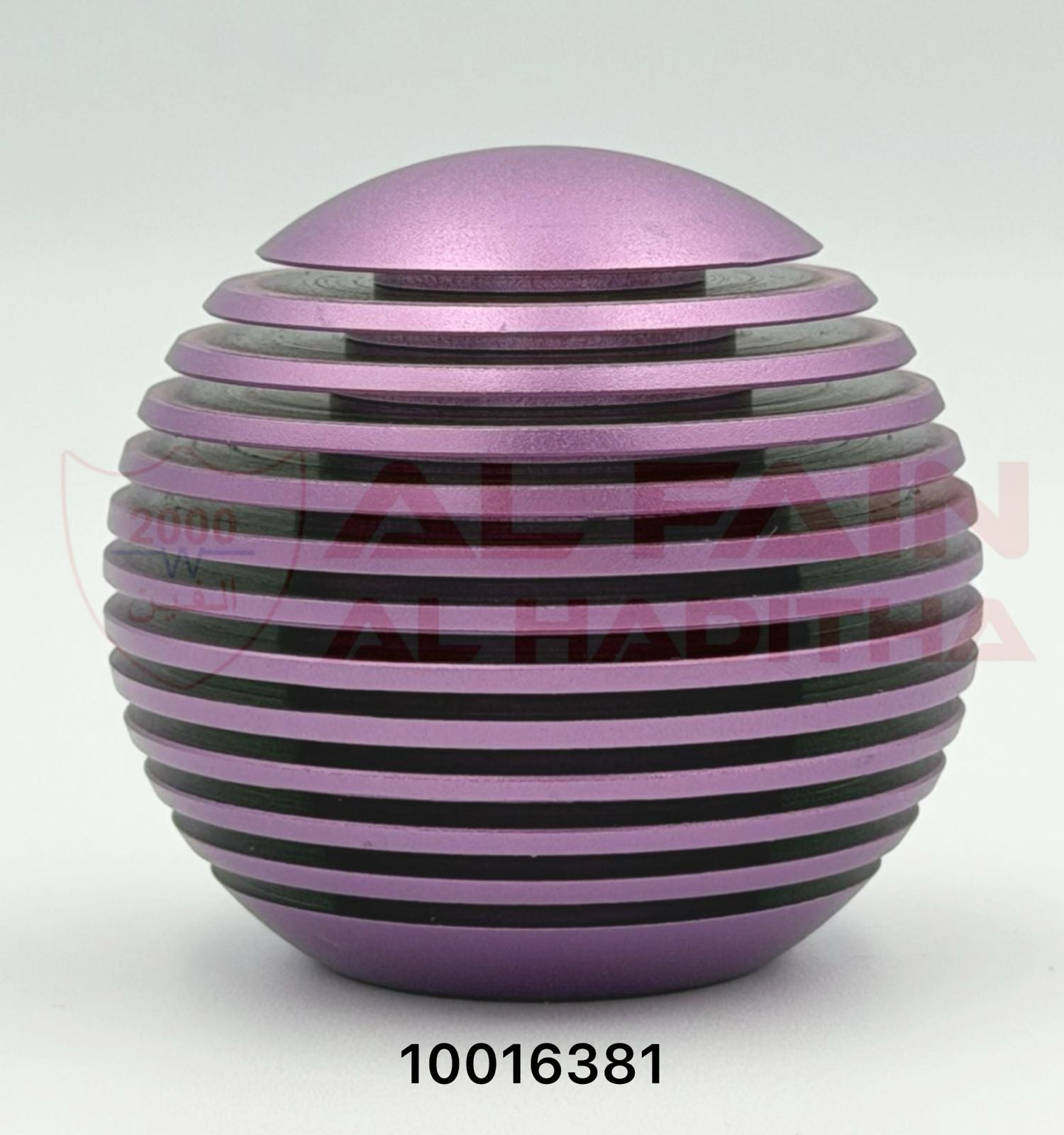 Universal Gear Knob Heatsink Droplet Round Purple 10016381
