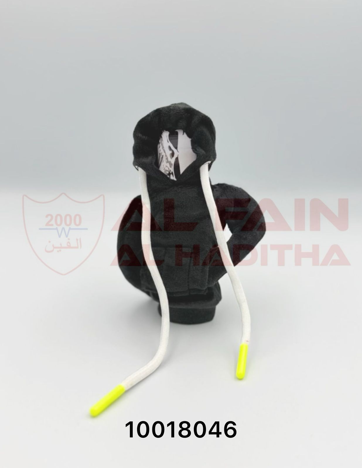 Universal Gear Knob Cover Cloth Small Hoodie Style Black 10018046