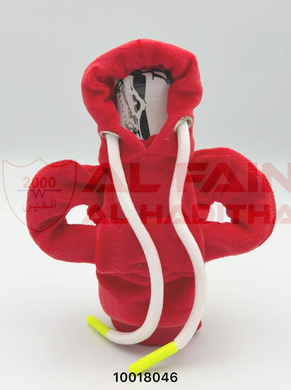 Universal Gear Knob Cover Cloth Small Hoodie Style Red 10018046