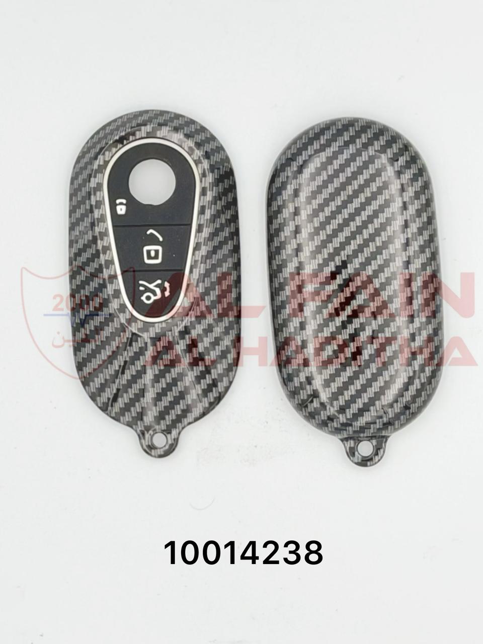 Mercedes-Benz Key Shell BENZ-4 Carbon Black Plastic 10014238