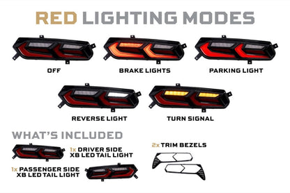 Chevrolet Corvette C7 2014-2019 Tail Light C8 Style LED