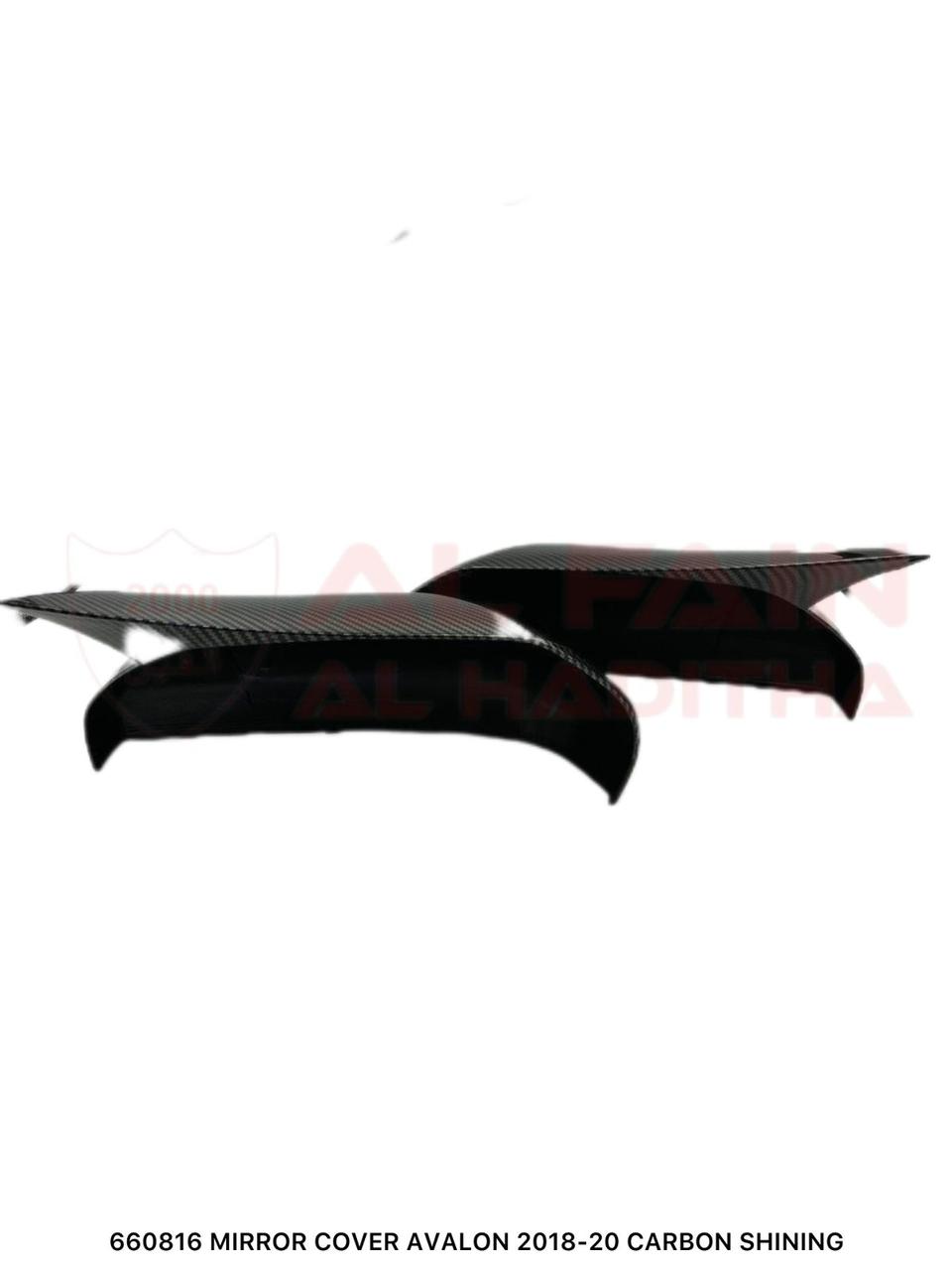 Toyota Avalon Mirror Cover 2018-2020 Glossy Black Plastic