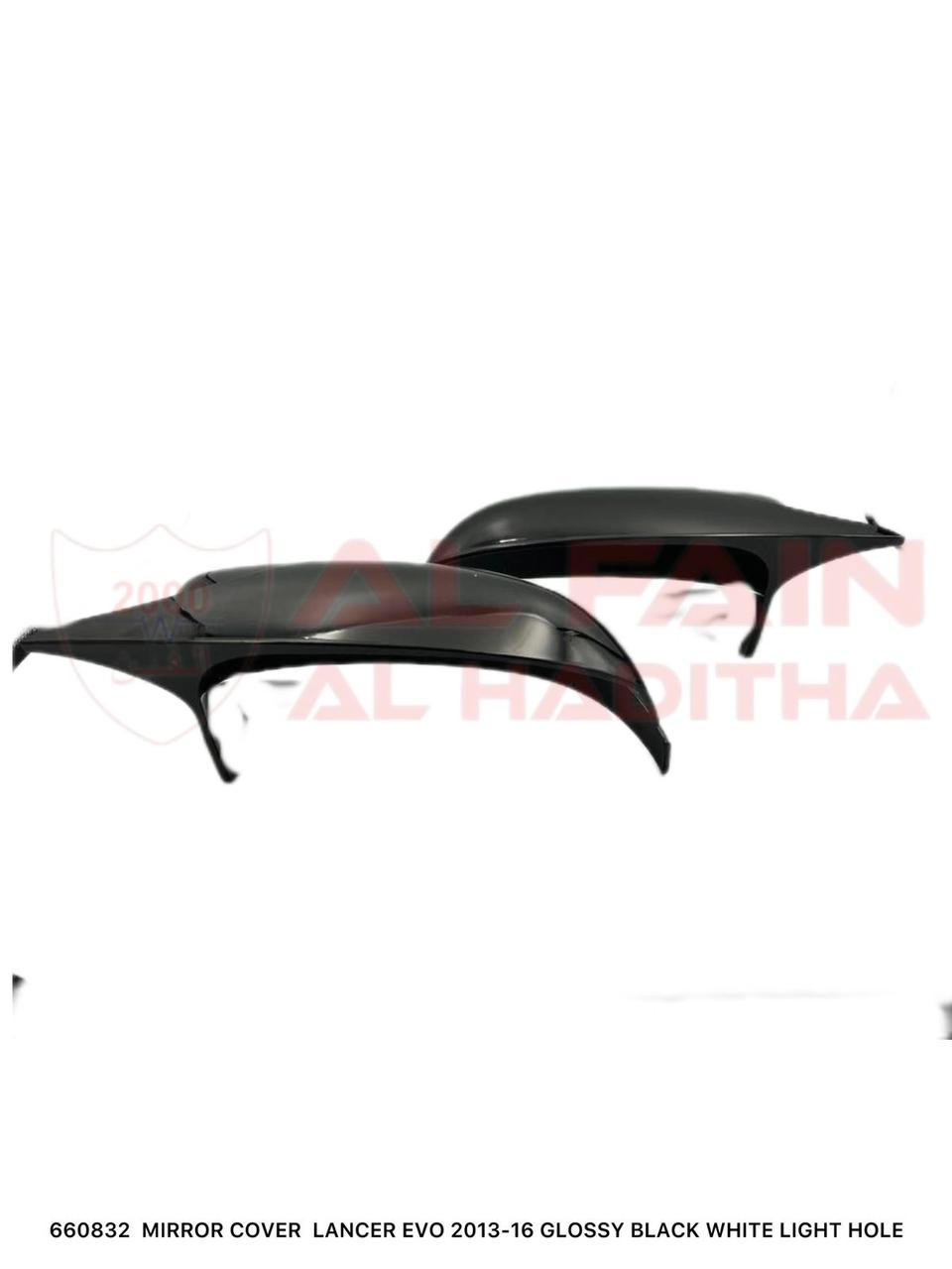 Mitsubishi Lancer Evolution Mirror Cover 2013-2016 Glossy Black Plastic 660832
