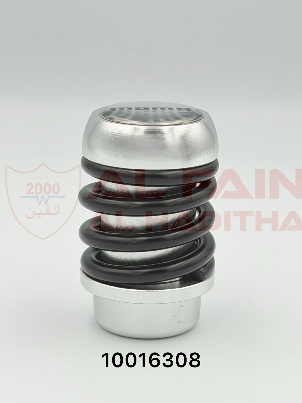 Universal MOMO Style Racing Gear Knob Spring Aluminum Black 10016308