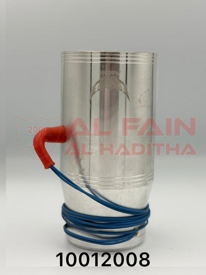 Universal Muffler 22731 Filter Silver Single 2.6in Inlet 3.1in Outlet 6.1in Length