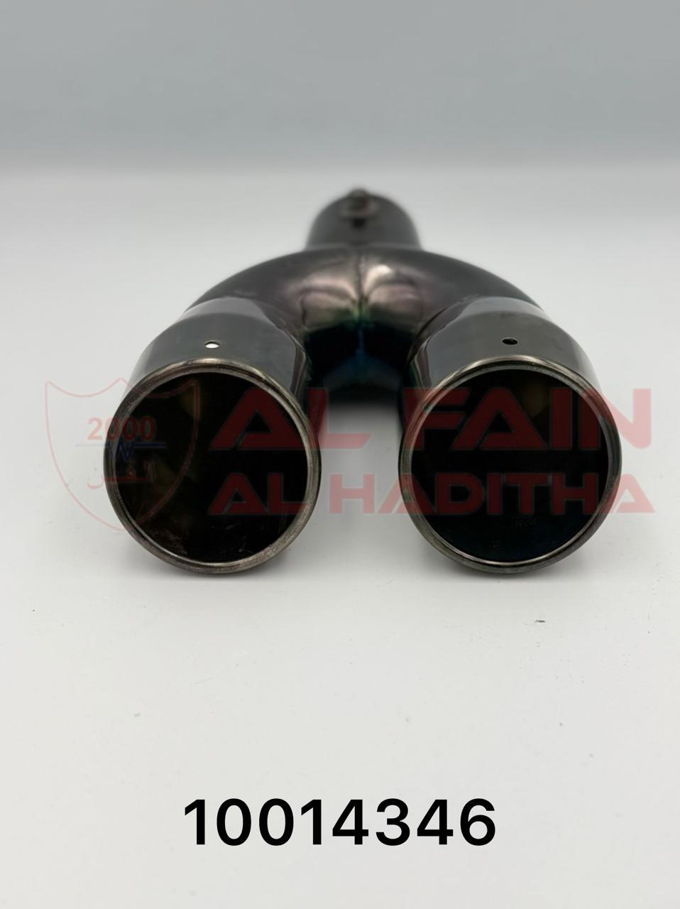 Universal Muffler M020 Black Double Stainless Steel 10014346
