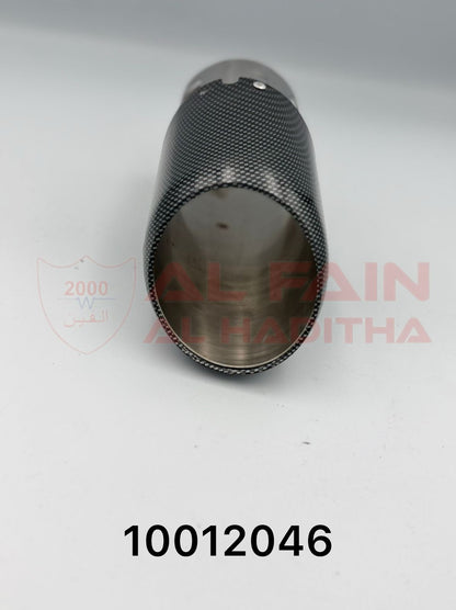 Universal Muffler M7072 Carbon Black Stainless Steel