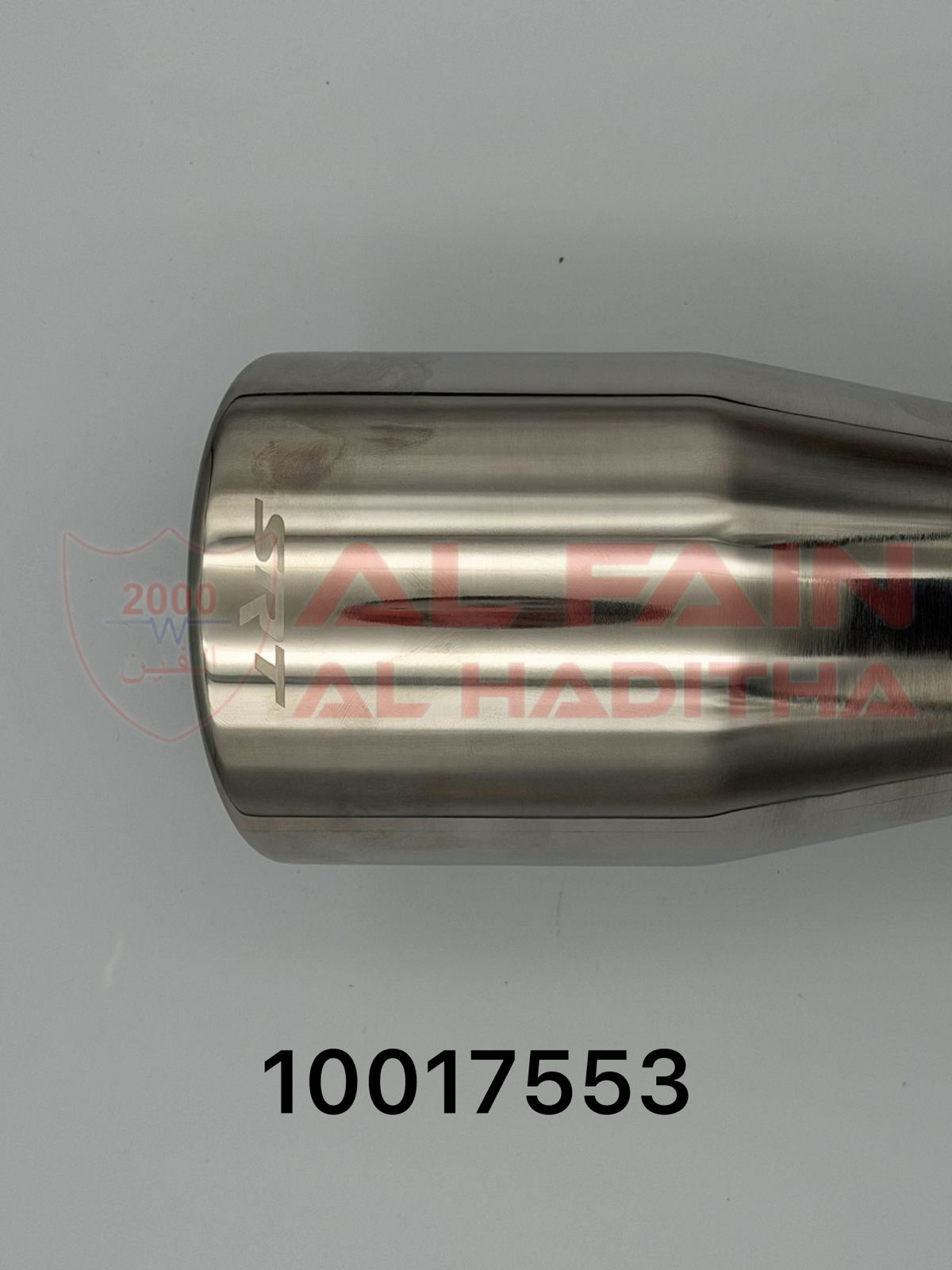 Universal Muffler Exhaust Tip 1833 Silver Single SRT Style