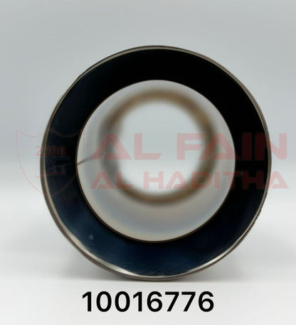 Universal Muffler Black MT-60 Single 2.6in Inlet 4.0in Outlet 6.3in Length