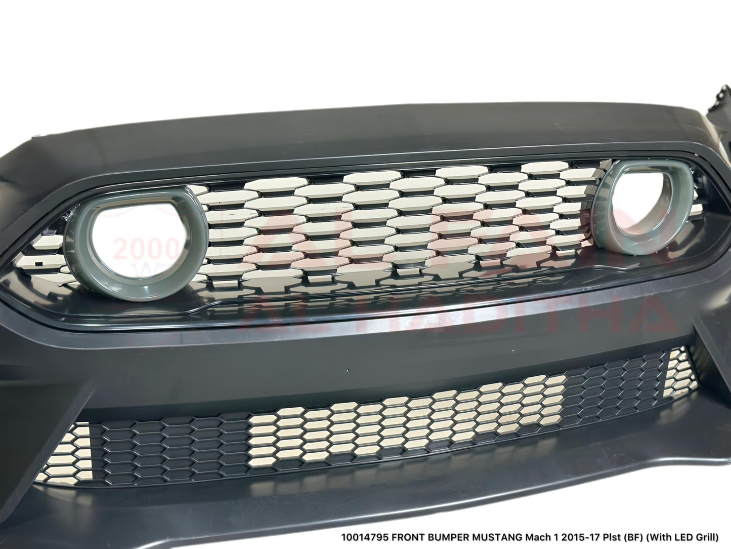 Ford Mustang Mach 1 Front Bumper 2015-2017 ABS Plastic LED Grill 10014795