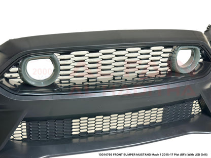 Ford Mustang Mach 1 Front Bumper 2015-2017 ABS Plastic LED Grill 10014795