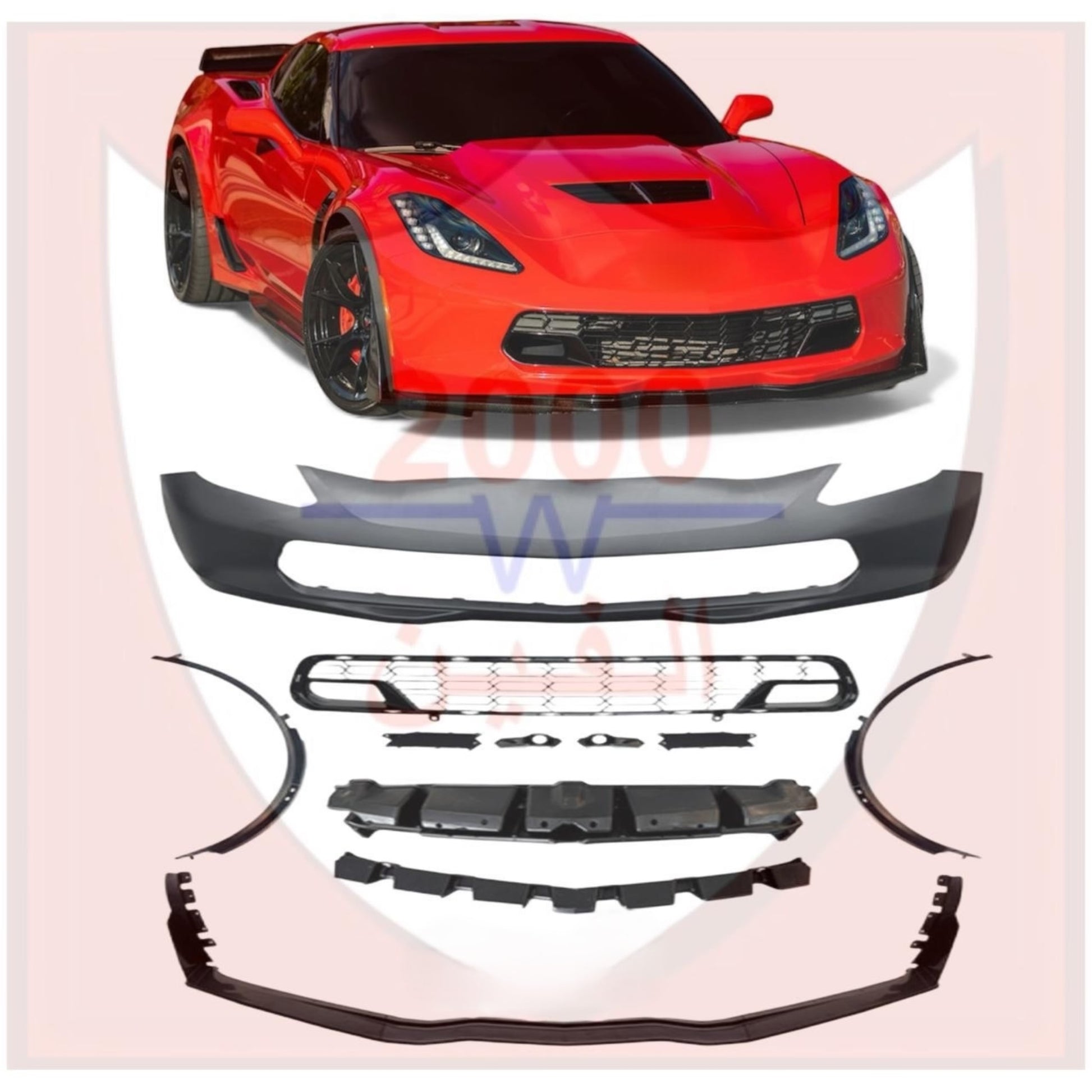 Chevrolet Corvette C7 Z06 Front Bumper 2014-2019 10017598