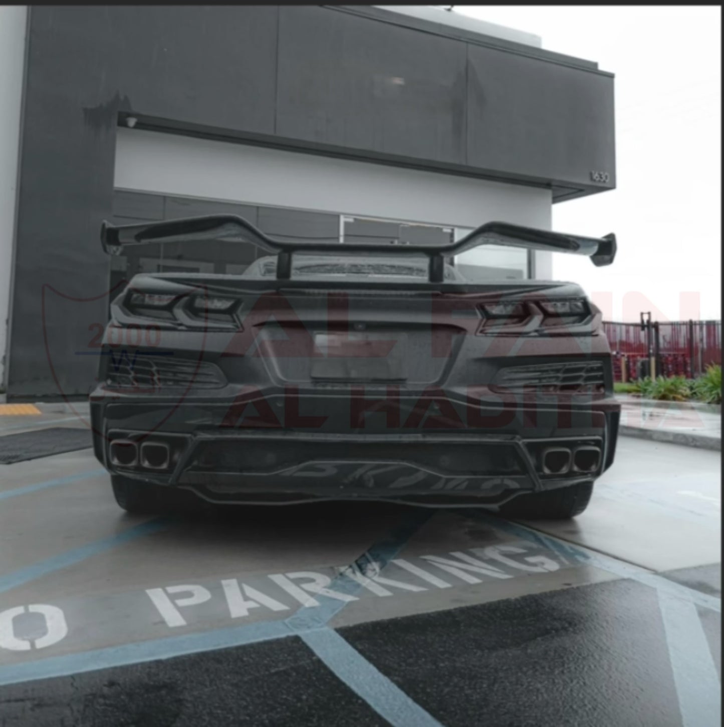 Chevrolet Corvette C8 Z06 Stingray Rear Bumper 2020 ABS Plastic
