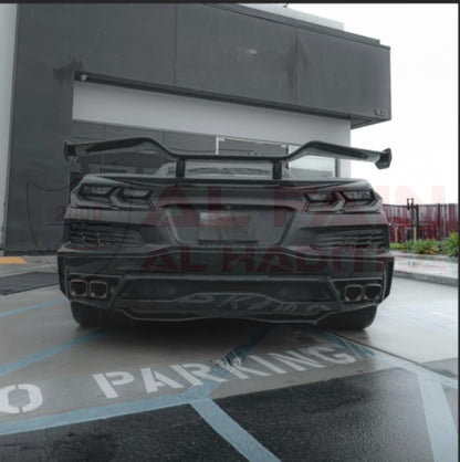 Chevrolet Corvette C8 Z06 Stingray Rear Bumper 2020 ABS Plastic