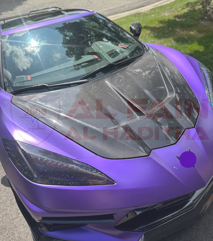 Chevrolet Corvette C8 2020-2025 Carbon Fiber Front Bonnet 10017808