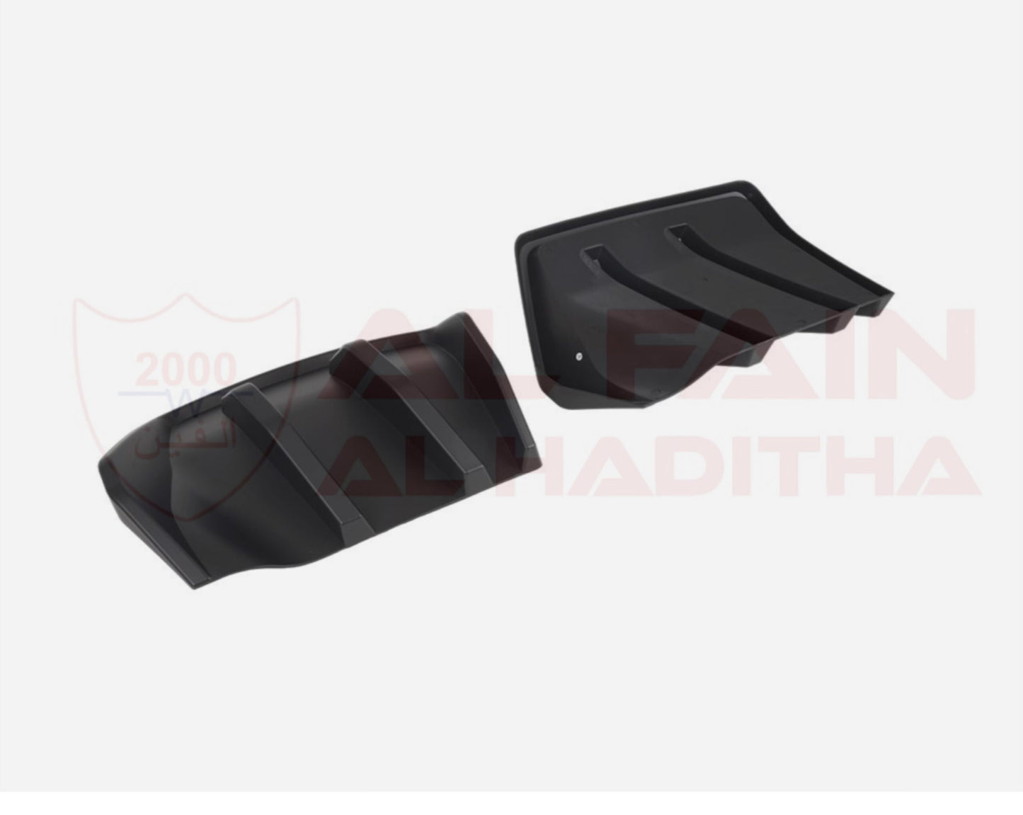 Chevrolet Corvette C7 Rear Diffuser Double Matt Black 2014-2019