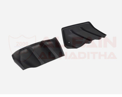 Chevrolet Corvette C7 Rear Diffuser Double Matt Black 2014-2019