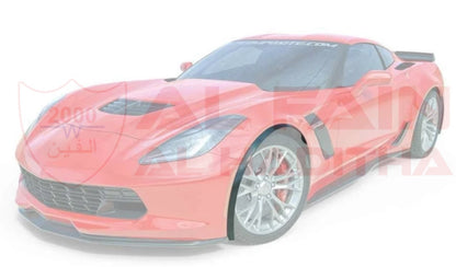 Chevrolet Corvette C7 Front Fender Flares 2014-2019 Glossy Black ABS Plastic 2215039